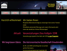 Tablet Screenshot of engadiner-astrofreunde.ch